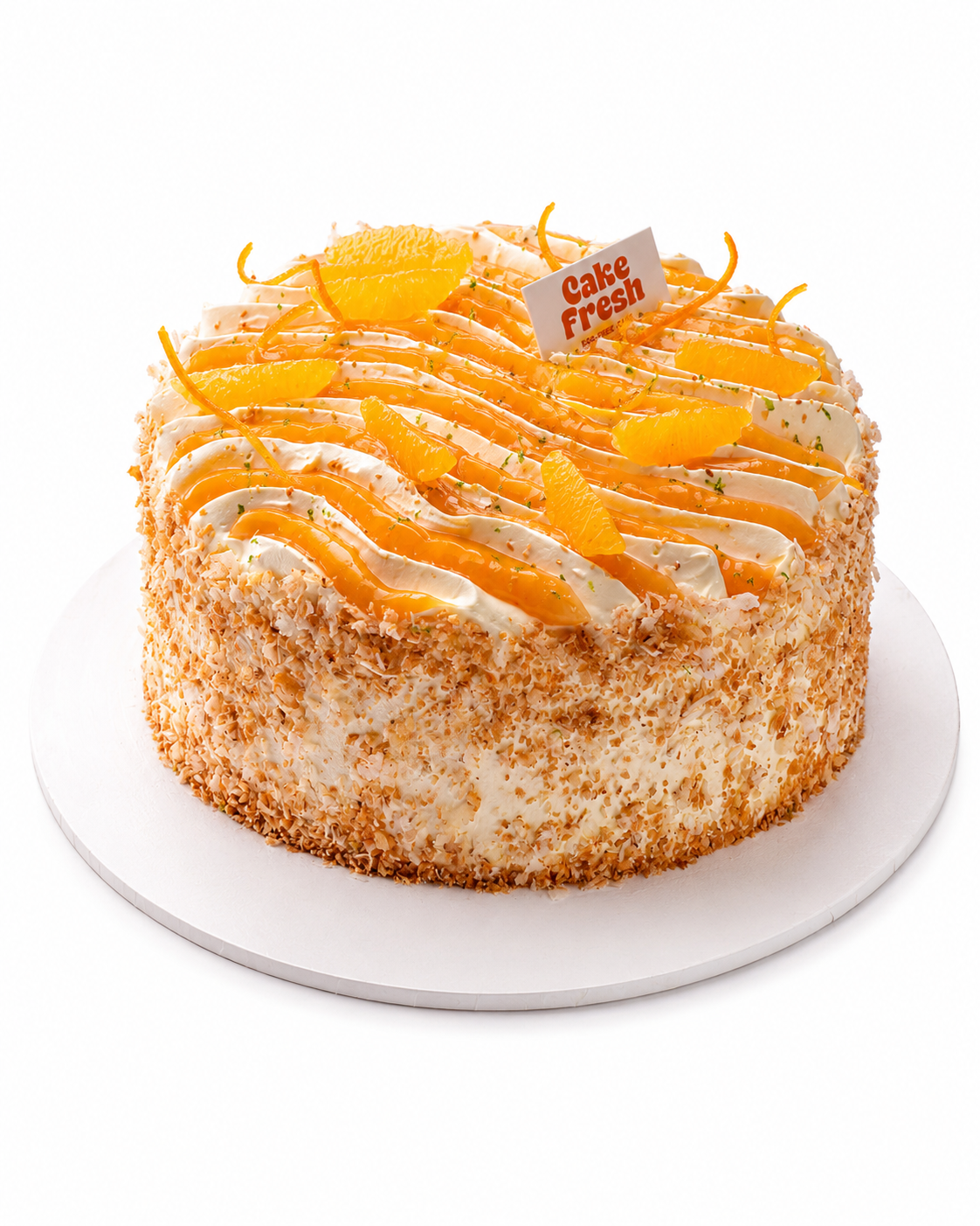 Orange Blossom Coconut Cake