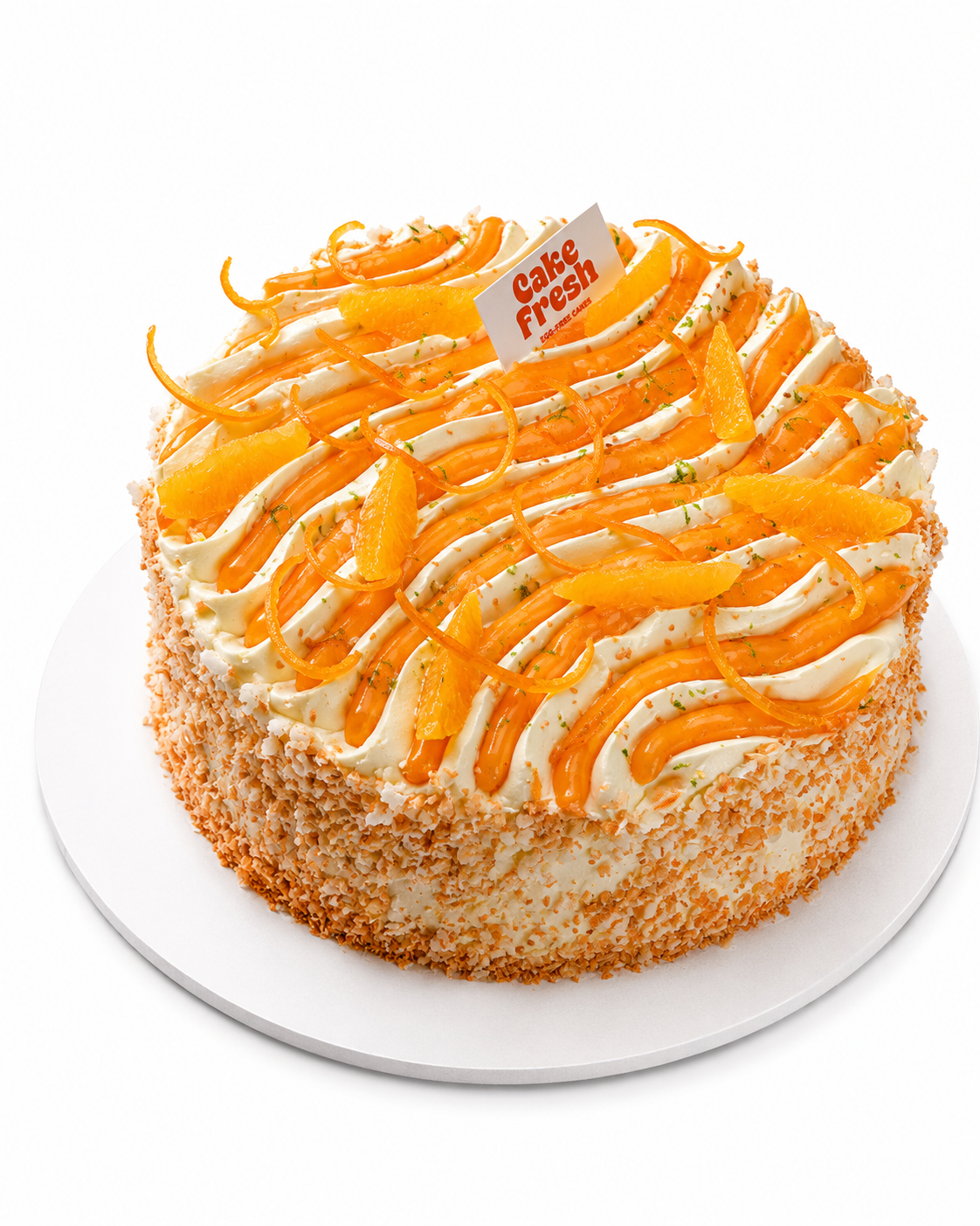 Orange Blossom Coconut Cake